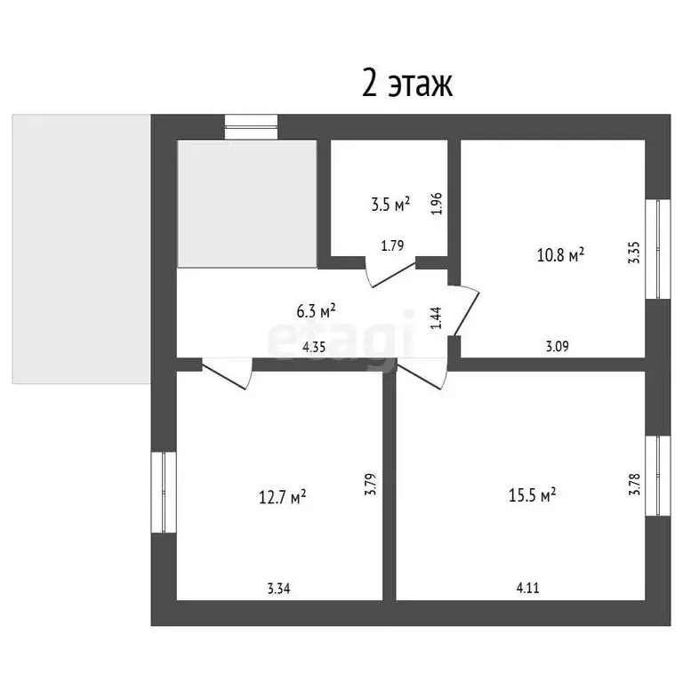 Дом в Тюмень, садовое товарищество Энергия, Центральная улица (108.9 ... - Фото 1