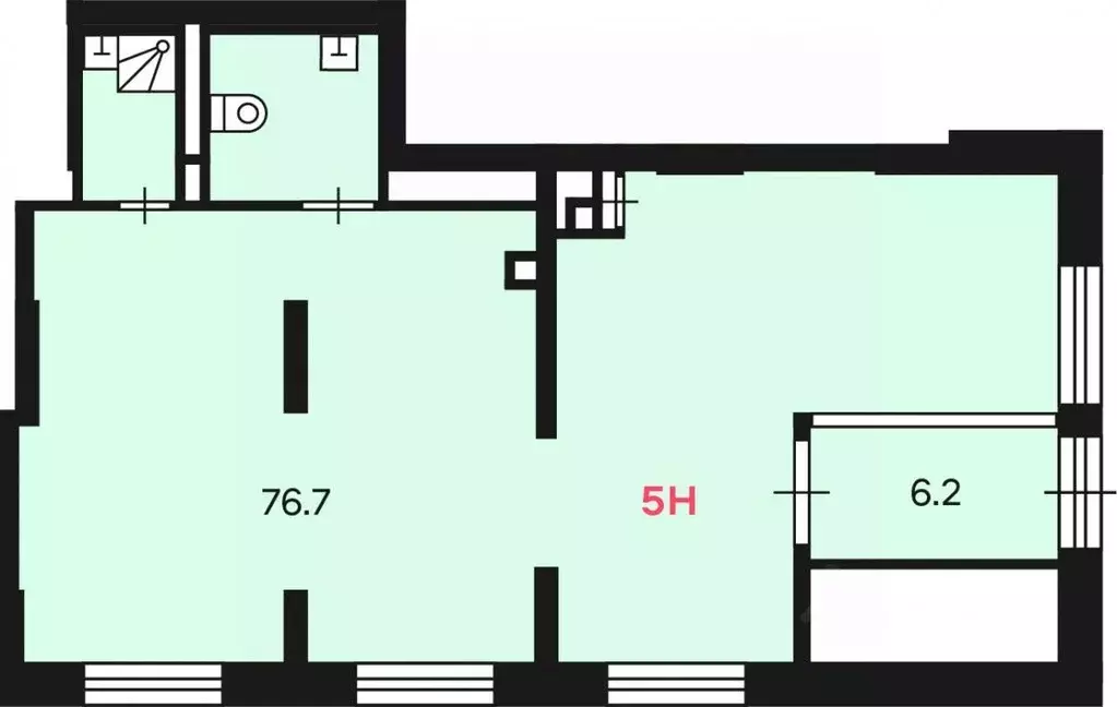Помещение свободного назначения в Москва Зеленый просп., 103 (91 м) - Фото 2