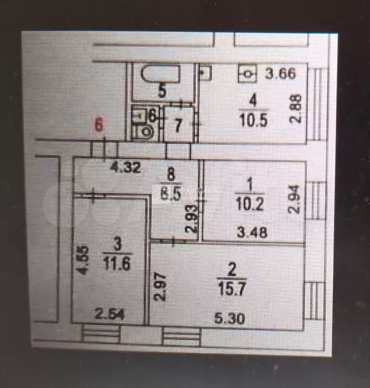 3-к. квартира, 79,8 м, 1/5 эт. - Фото 0