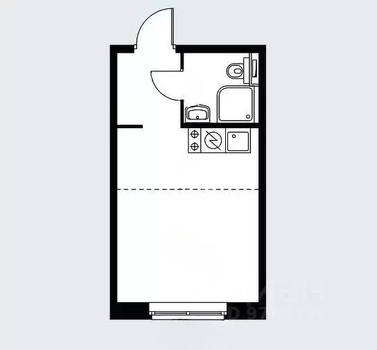 Студия Татарстан, Казань Чистопольская ул., 45 (19.5 м) - Фото 1