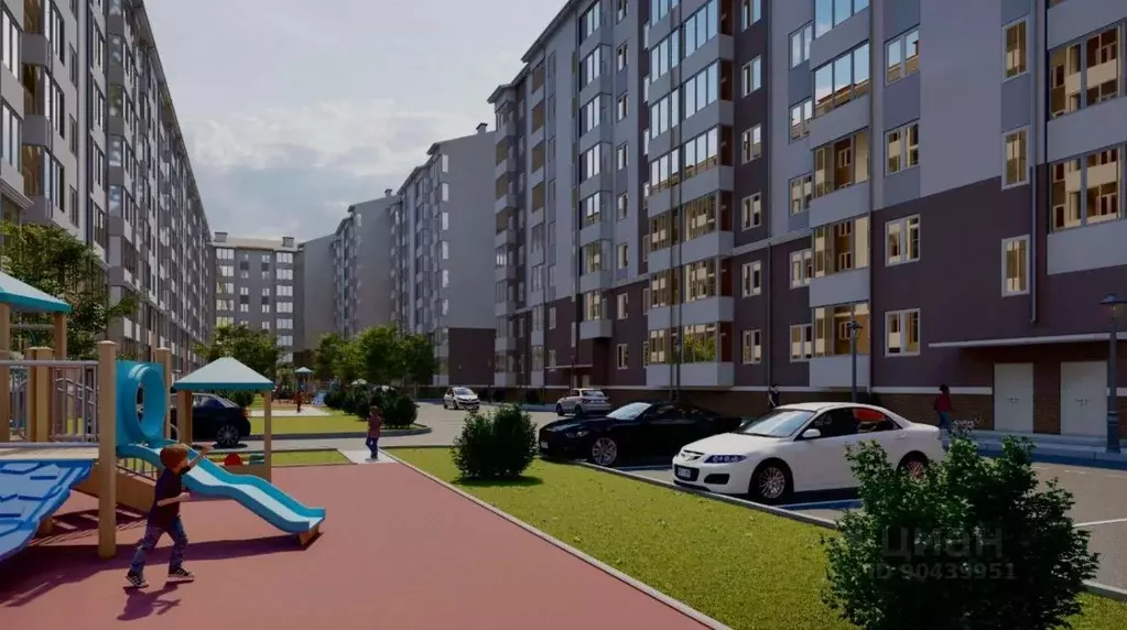 2-к кв. Кабардино-Балкария, Нальчик ул. А.А. Кадырова, 17 (57.22 м) - Фото 0