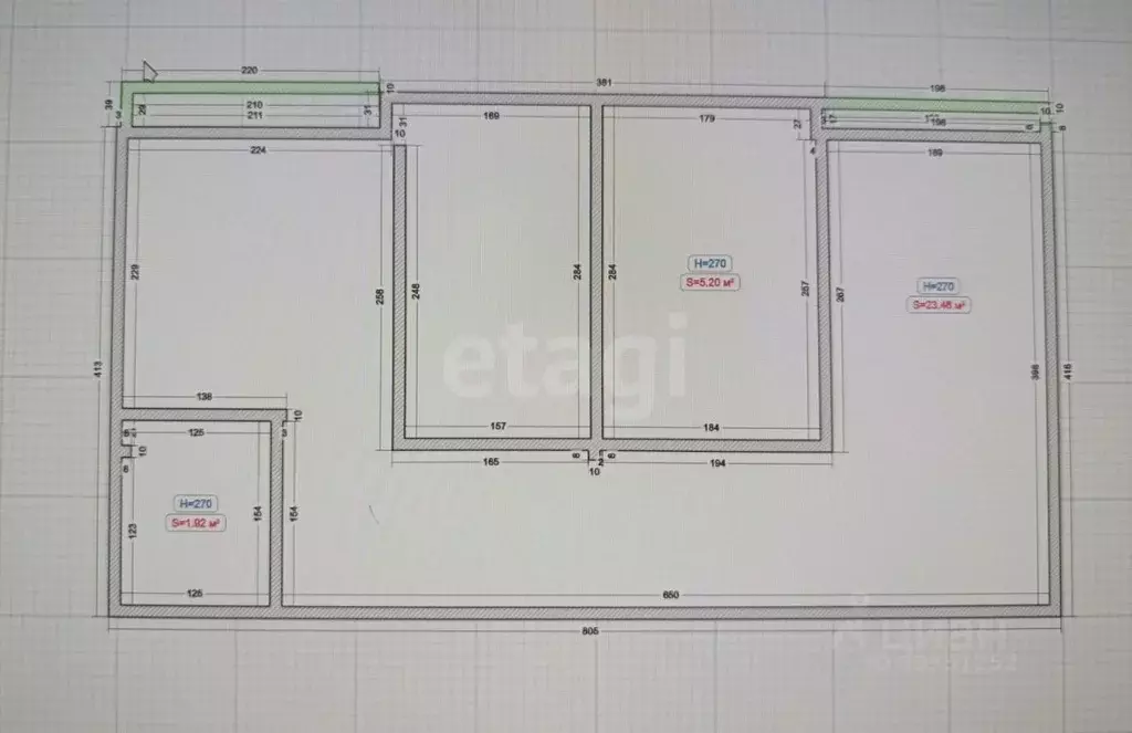 Дом в Ингушетия, Назрань  (78 м) - Фото 1