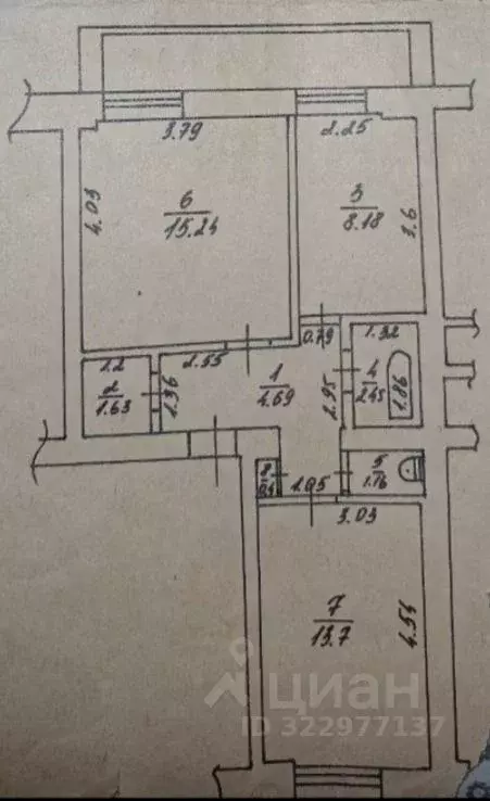 2-к кв. Удмуртия, Завьяловский район, д. Шудья Центральная ул., 17 ... - Фото 1