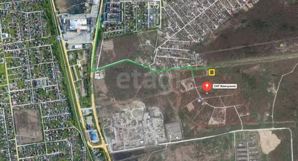 Участок в Сахалинская область, Южно-Сахалинск Жемчужное СНТ,  (8.75 ... - Фото 2