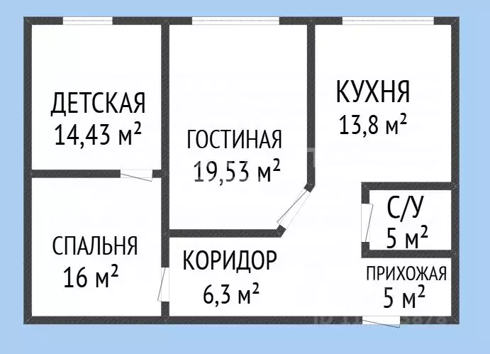 3-к кв. Дагестан, Махачкала ул. Каммаева, 20А (87.0 м) - Фото 2