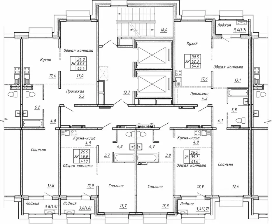 2-к кв. Новосибирская область, Новосибирск Гренландия жилой комплекс ... - Фото 2