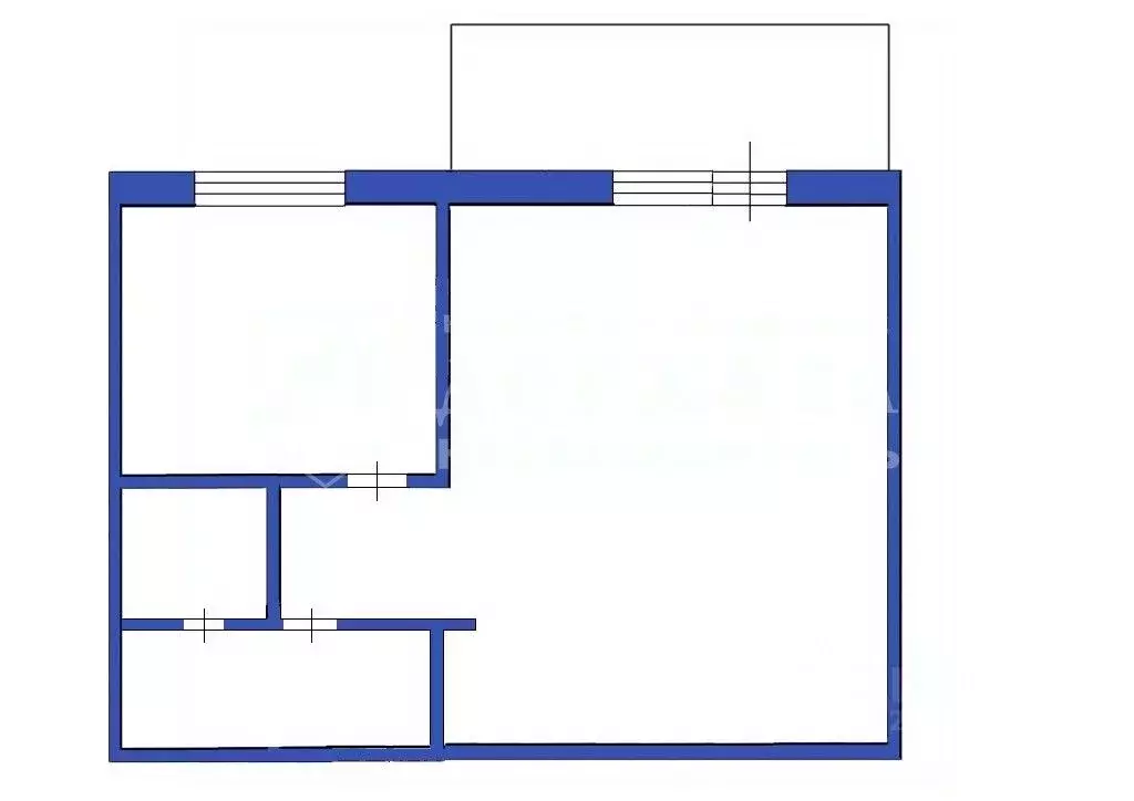 1-к кв. Кемеровская область, Кемерово Красноармейская ул., 116 (30.9 ... - Фото 2