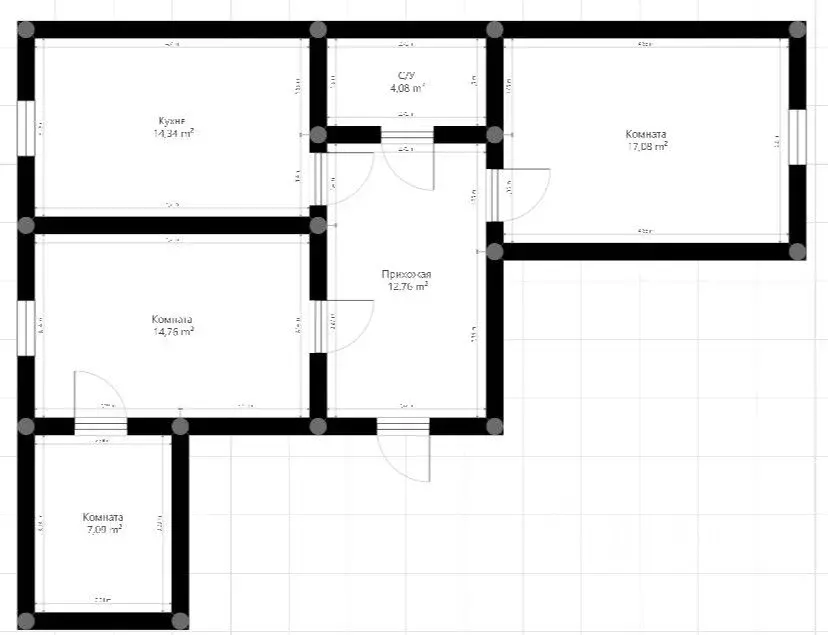 3-к кв. Кабардино-Балкария, Нальчик ул. Мовсисяна (70.5 м) - Фото 2