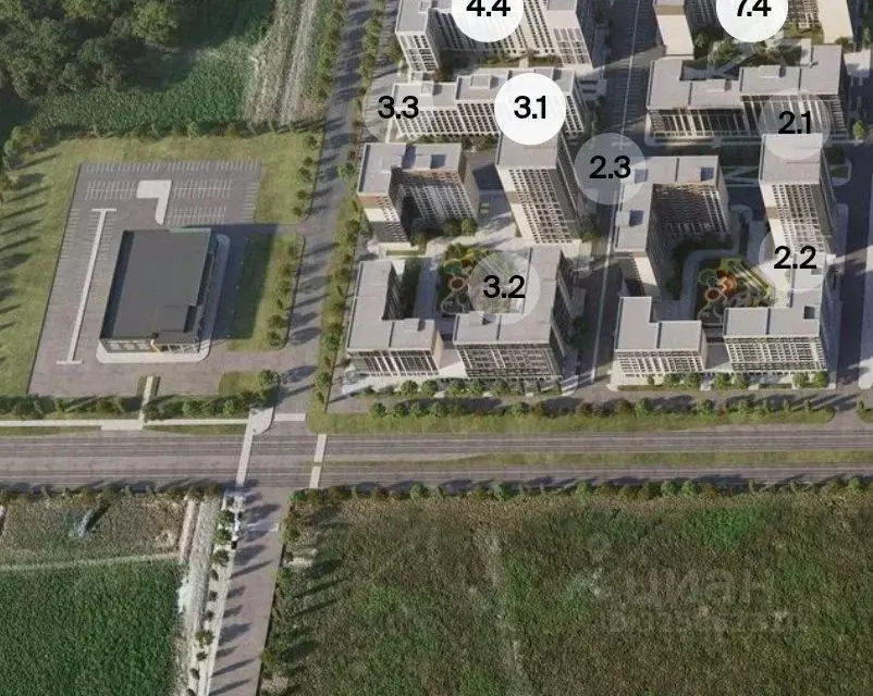 1-к кв. Ставропольский край, Ставрополь просп. Российский, 17к2 (50.8 ... - Фото 1