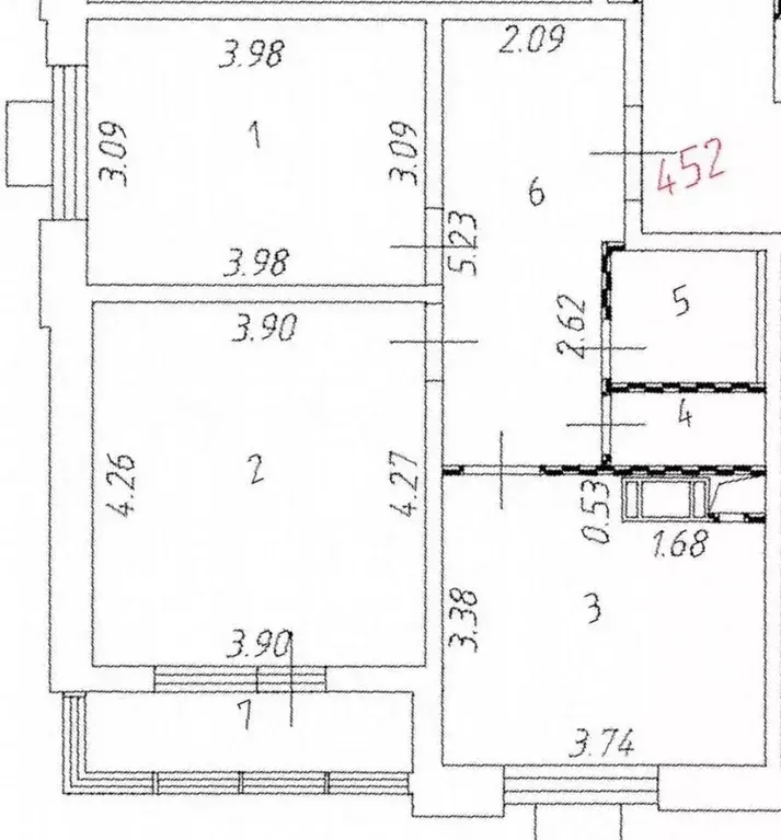 2-к кв. Москва ул. Берзарина, 32А (60.0 м) - Фото 1