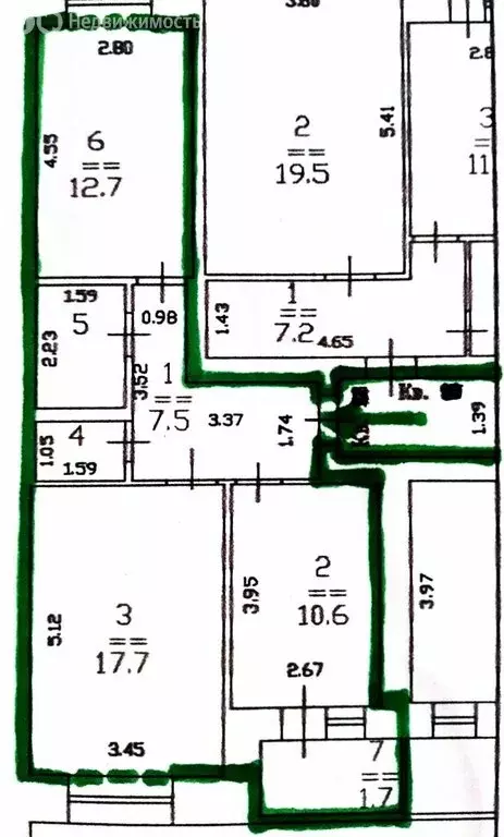 2-комнатная квартира: Нижний Новгород, улица Родионова, 195 (55.5 м) - Фото 0