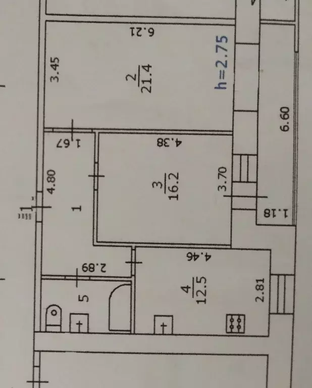 Продаётся 2-к квартира, 65 м - Фото 0