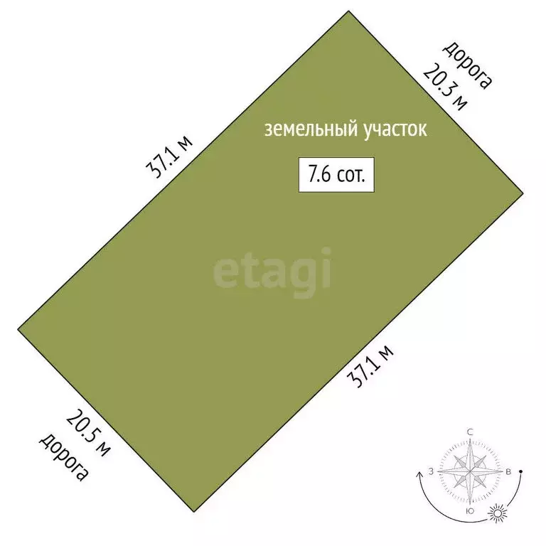 Участок в Тукаевский район, Новотроицкое сельское поселение, СНТ ... - Фото 0