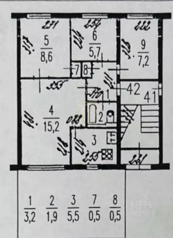 4-к кв. Санкт-Петербург Краснопутиловская ул., 93 (48.3 м) - Фото 2