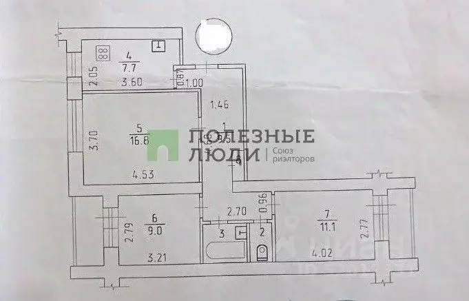 3-к кв. Удмуртия, Ижевск ул. Тимирязева, 29 (58.8 м) - Фото 1