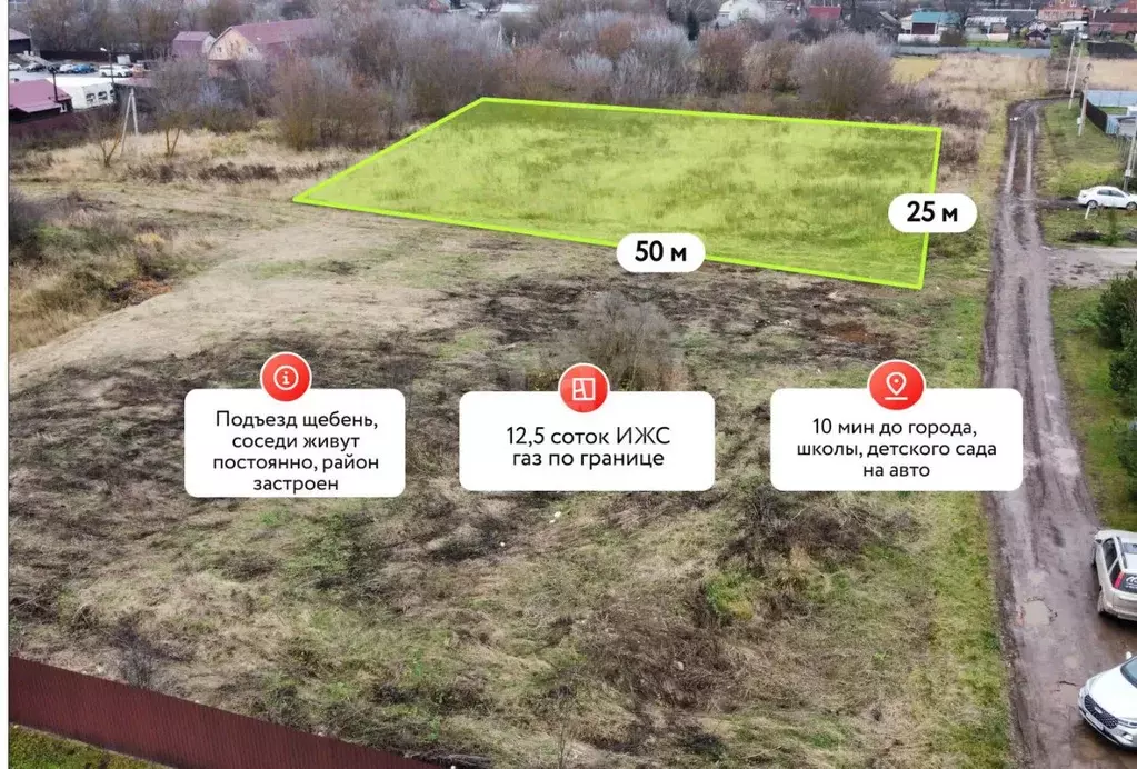 Участок в Московская область, Луховицы муниципальный округ, с. ... - Фото 1