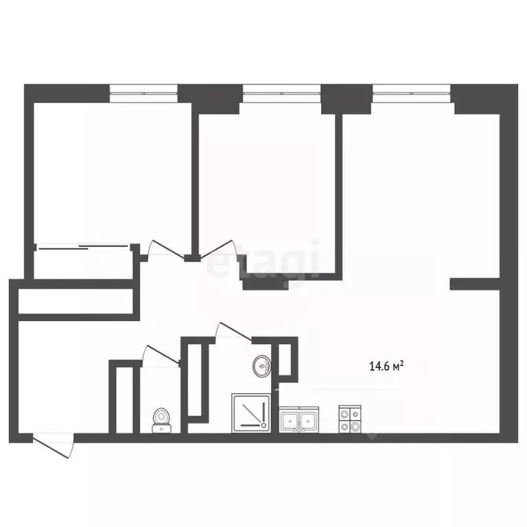 3-к кв. Мордовия, Саранск ул. Полежаева, 94 (65.3 м) - Фото 2