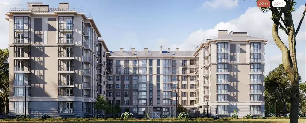 3-к. квартира, 81 м, 7/7 эт. - Фото 0