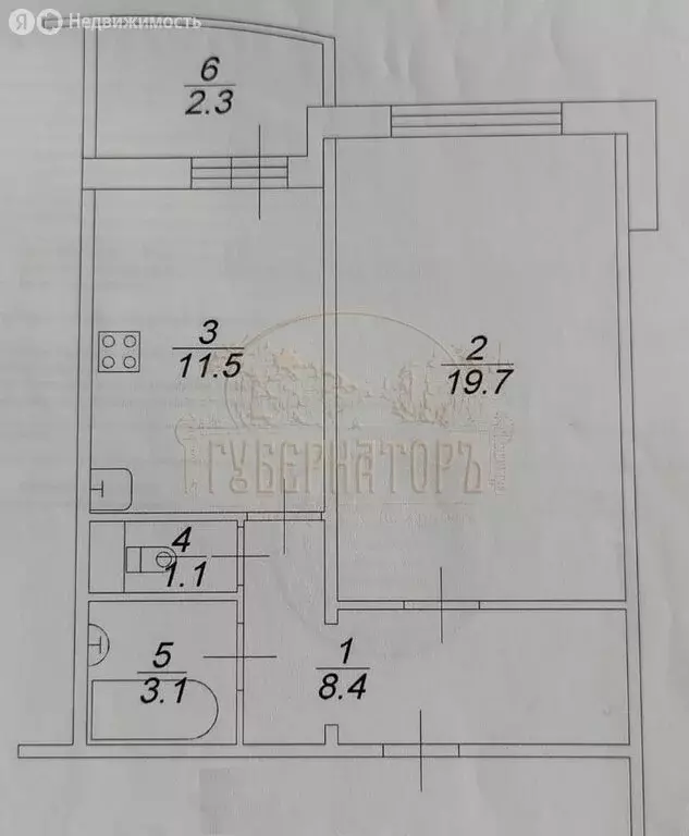 1-комнатная квартира: Тверь, улица Марии Смирновой, 7 (43.8 м) - Фото 0