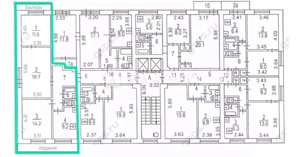 3-к кв. Москва Реутовская ул., 10к1 (64.3 м) - Фото 1