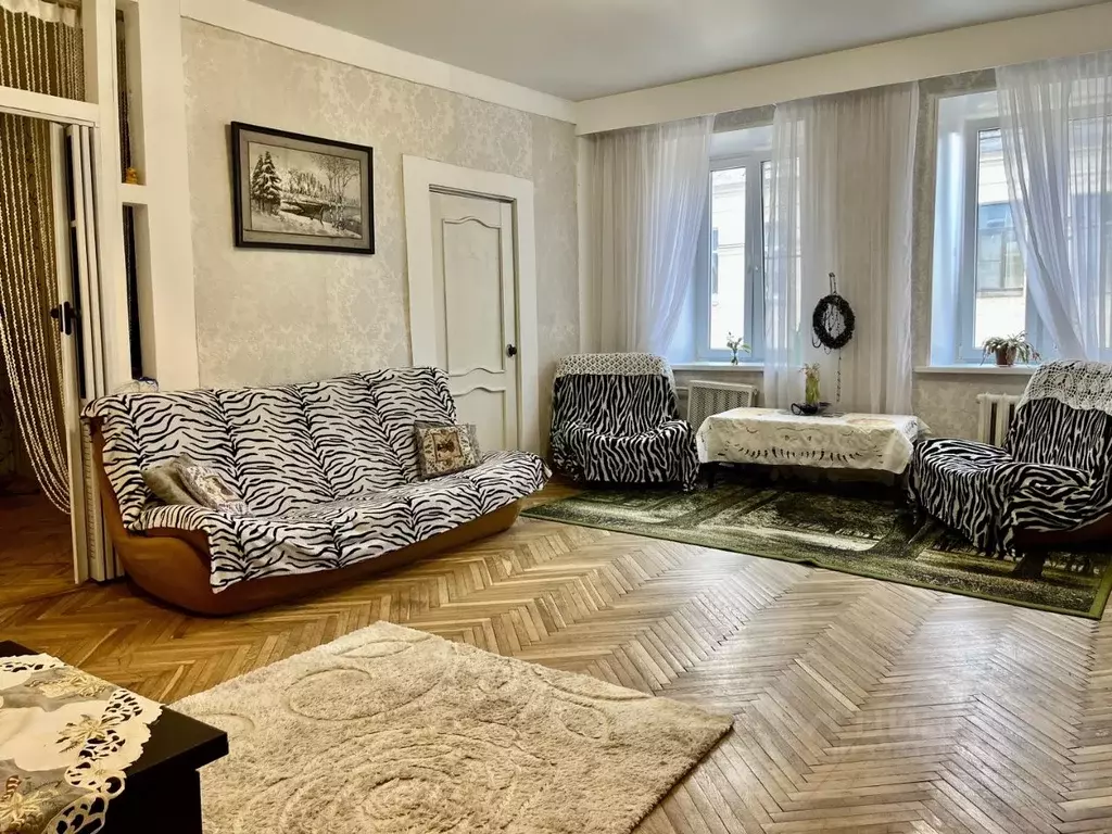 3-к кв. Санкт-Петербург Канонерская ул., 16 (82.1 м) - Фото 1