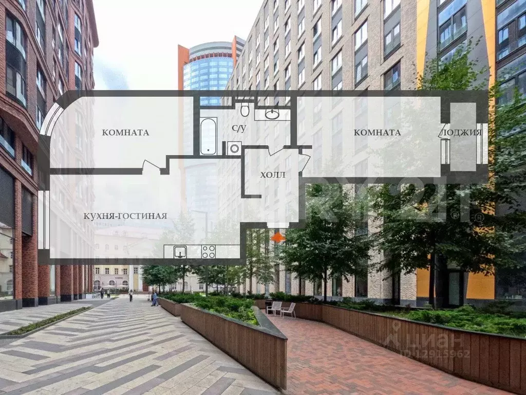 3-к кв. Москва Ленинградский просп., 29к3 (75.0 м) - Фото 2