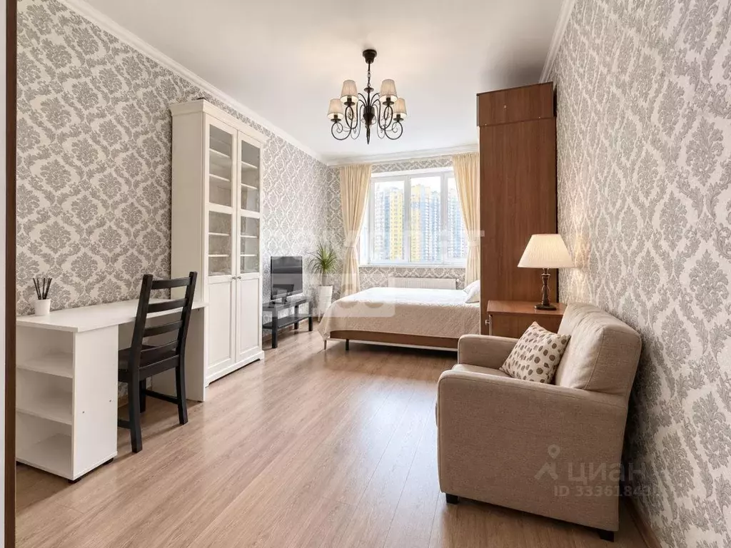 Квартира, 1 комната, 36.6 м - Фото 1