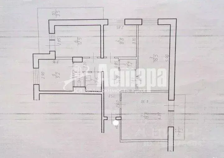 4-к кв. Забайкальский край, Чита пос. Аэропорт, Жилой Городок мкр, 13 ... - Фото 1