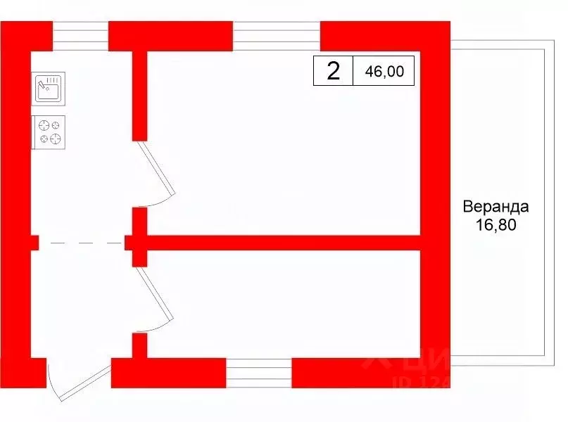 Дом в Ленинградская область, Гатчинский муниципальный округ, д. ... - Фото 1