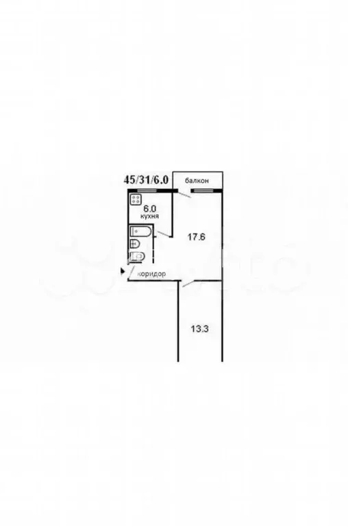 2-к. квартира, 47 м, 5/5 эт. - Фото 0