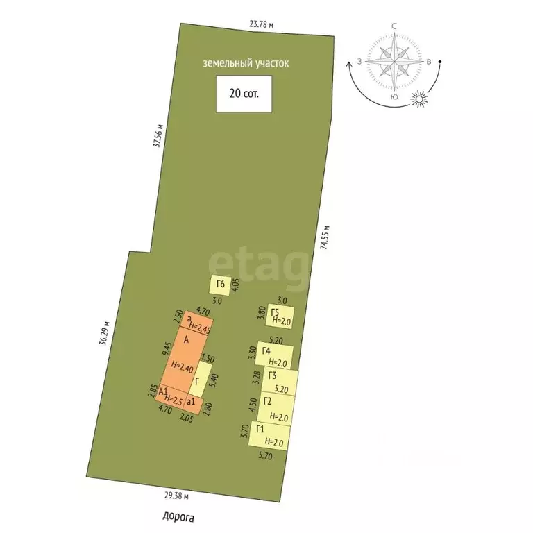 Дом в Калужская область, пос. Ферзиково ул. Калинина, 37 (61 м) - Фото 2