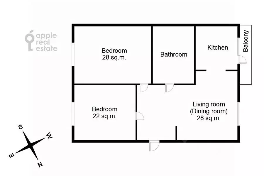 3-к кв. Москва Фрунзенская наб., 32 (86.0 м) - Фото 1