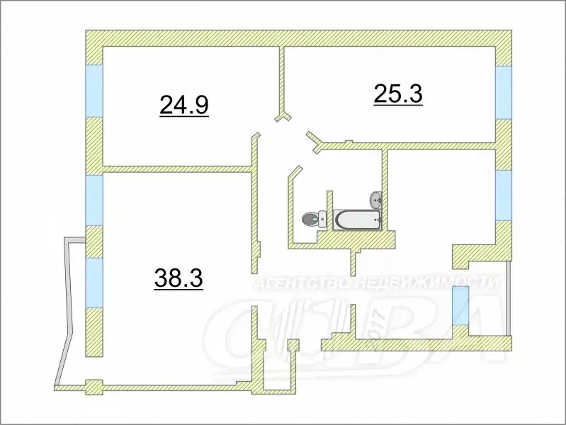 3-комнатная квартира: Тюмень, Холодильная улица, 84/2 (143.2 м) - Фото 2