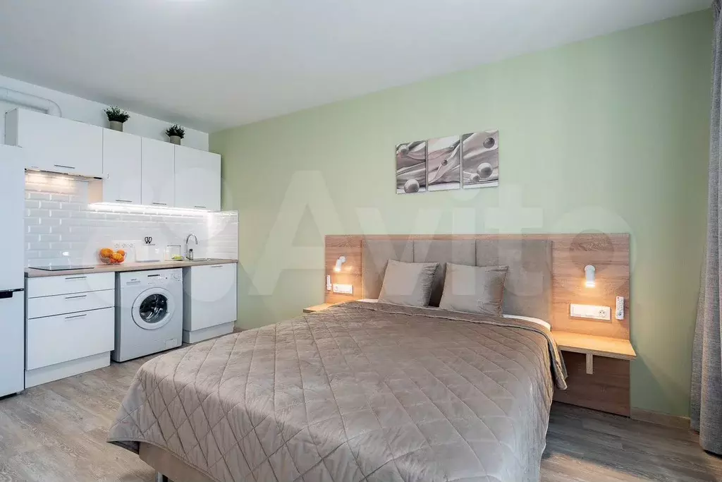 Апартаменты-студия, 28,8 м, 18/19 эт. - Фото 0