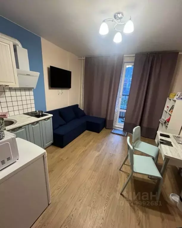 Студия Санкт-Петербург бул. Александра Грина, 3 (22.0 м) - Фото 1