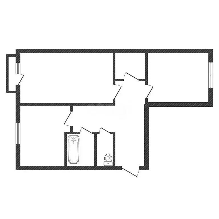 2-комнатная квартира: Бийск, улица Ильи Мухачёва, 107 (47.6 м) - Фото 1
