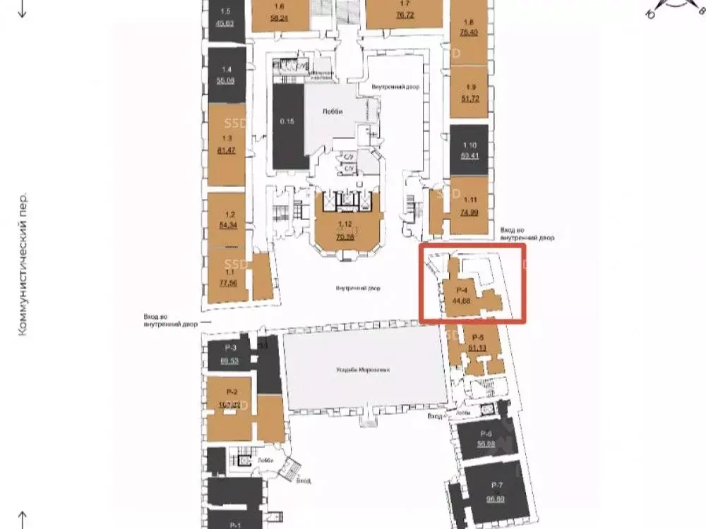 Торговая площадь в Москва ул. Александра Солженицына, 27 (45 м) - Фото 2