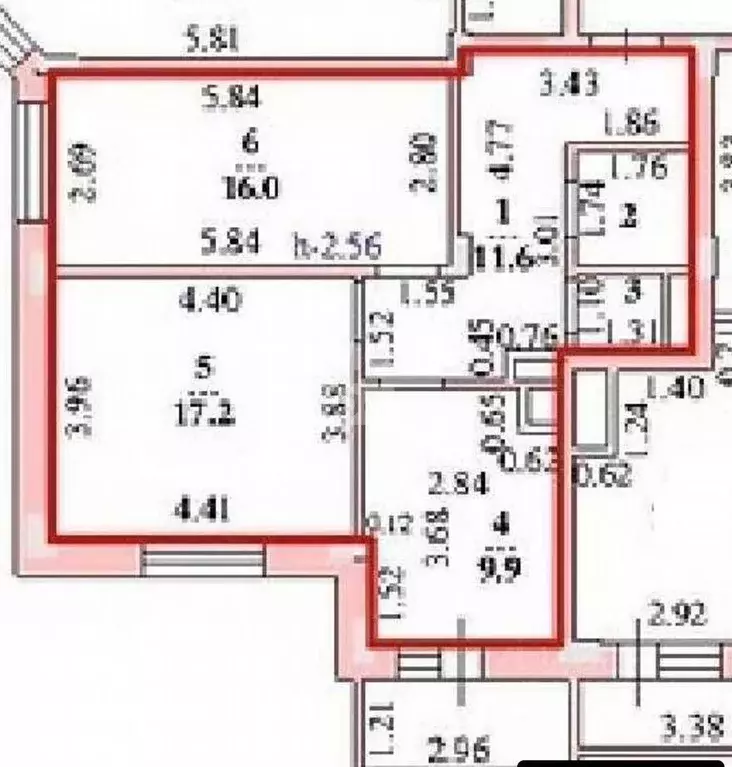 2-к кв. Липецкая область, Липецк ул. Осканова, 5 (59.2 м) - Фото 2