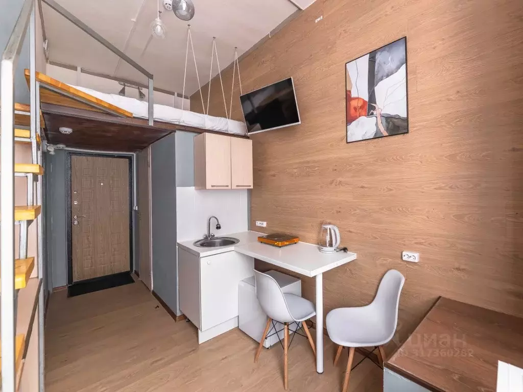 Студия Санкт-Петербург Коломенская ул., 10 (25.0 м) - Фото 1