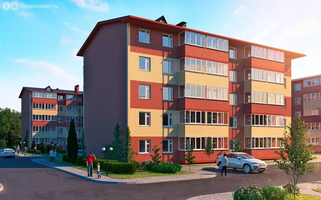 Квартира-студия: аул Новая Адыгея, улица Тургеневское шоссе, 33/2к32 ... - Фото 2