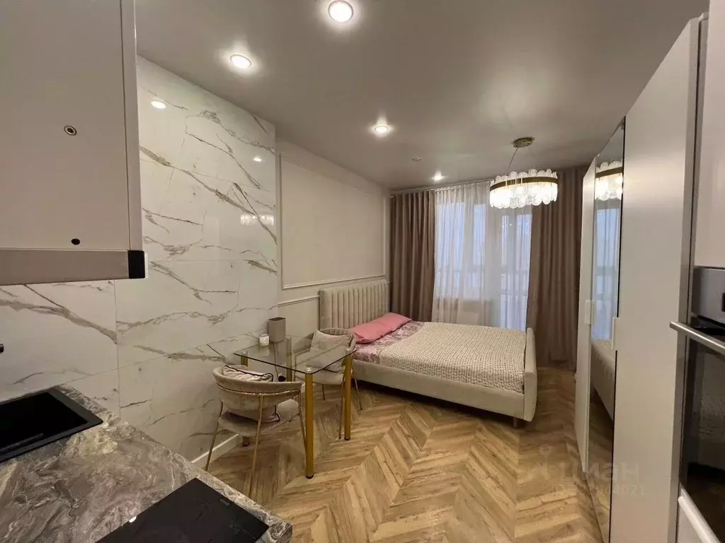 Студия Санкт-Петербург ул. Оптиков, 37 (23.0 м) - Фото 1