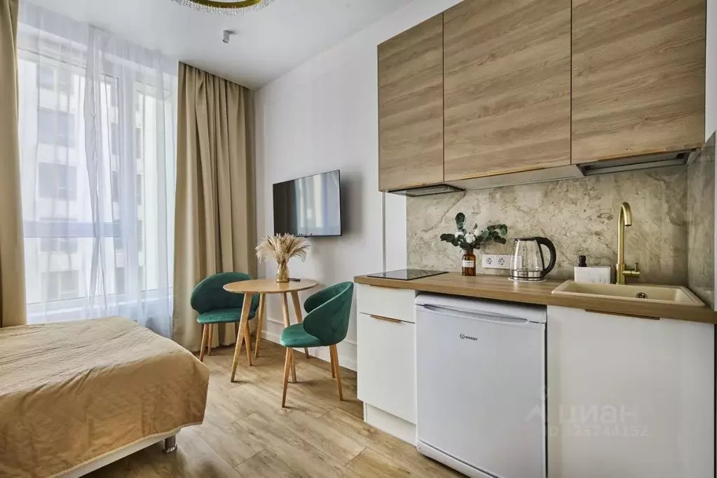 Студия Москва Автомобильный проезд, 4 (15.5 м) - Фото 2