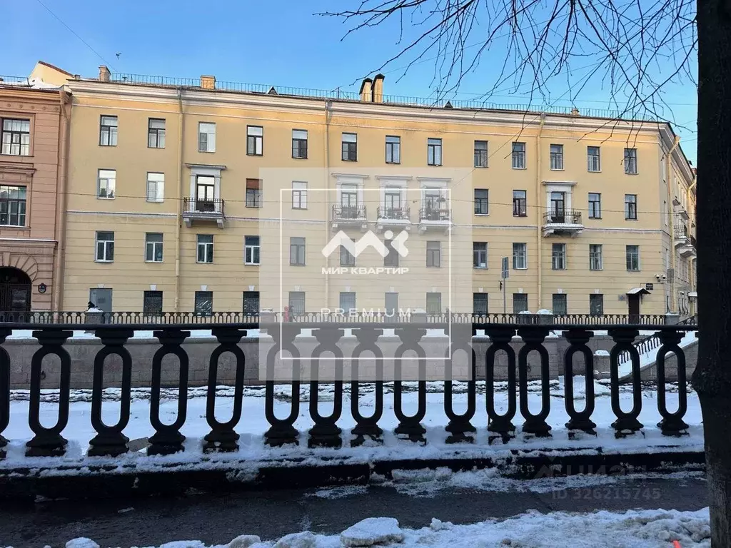 1-к кв. Санкт-Петербург Казначейская ул., 13 (35.0 м) - Фото 1