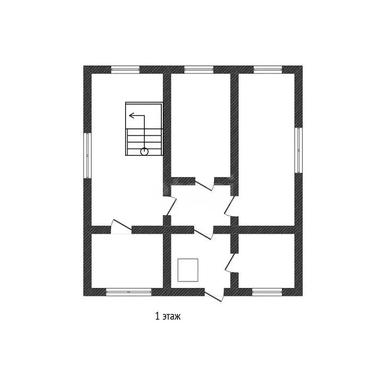 Дом в Бийский район, посёлок Семеновод, Озёрная улица (170 м) - Фото 1