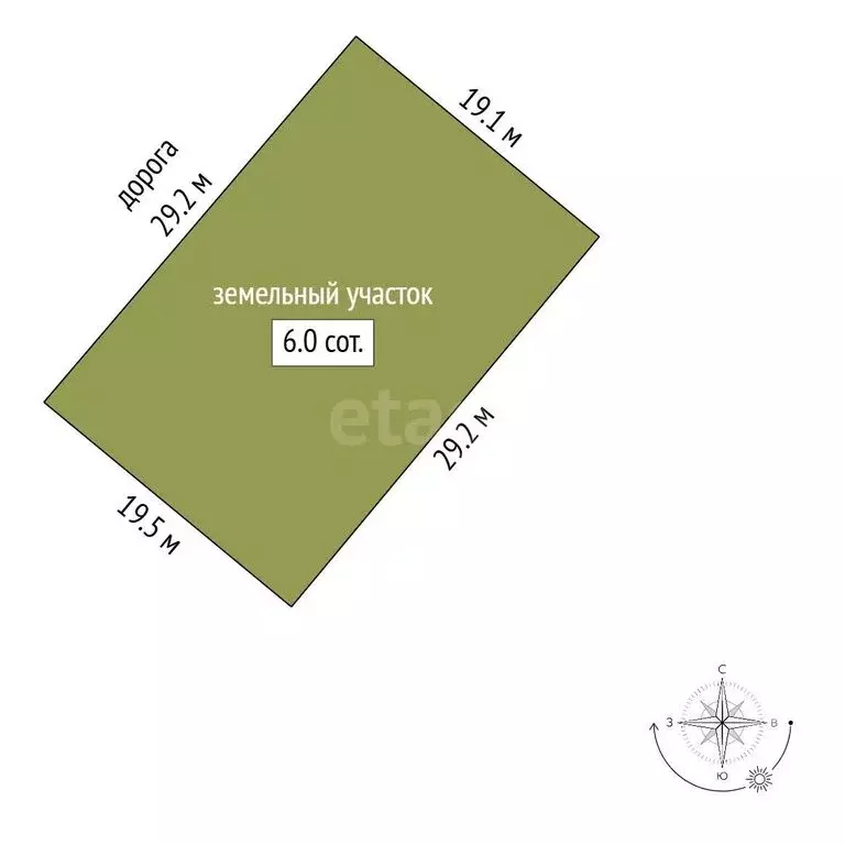 Участок в Таврический район, ТСН СНТ Вагонник-1 (6 м) - Фото 1