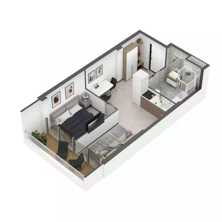 1-к кв. Крым, Ялта муниципальный округ, Кацивели пгт ул. Академика ... - Фото 1