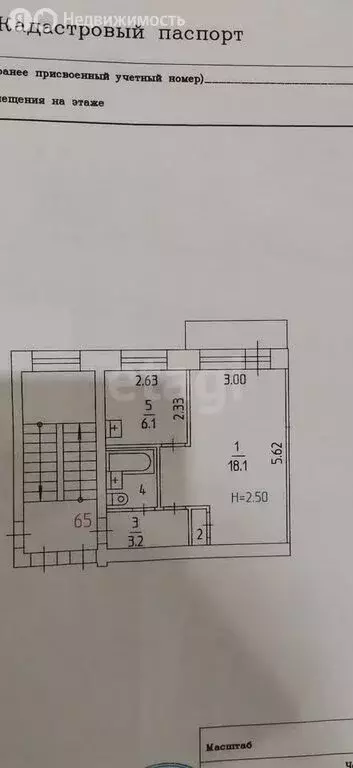 1-комнатная квартира: Пермь, улица Адмирала Нахимова, 16 (31 м) - Фото 0