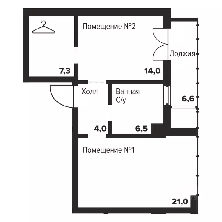 1-к кв. Челябинская область, Челябинск ул. Труда, 157А (52.8 м) - Фото 0