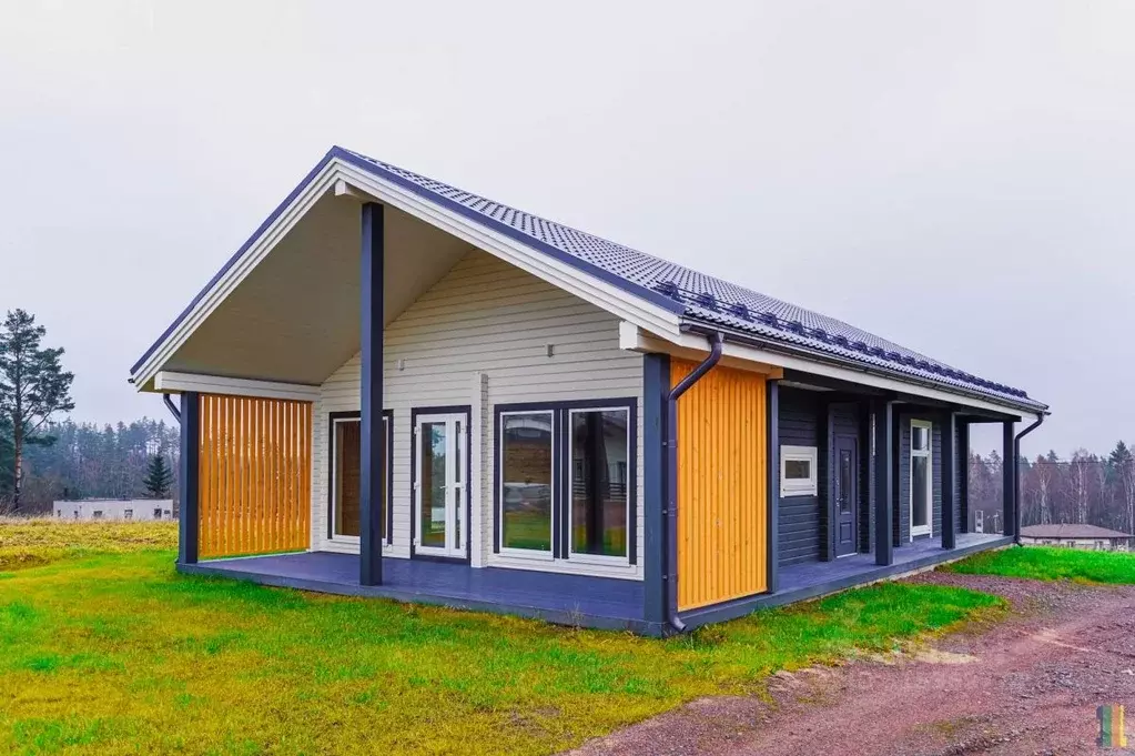 Дом в Ленинградская область, Приозерский район, Сосновское с/пос, ... - Фото 1