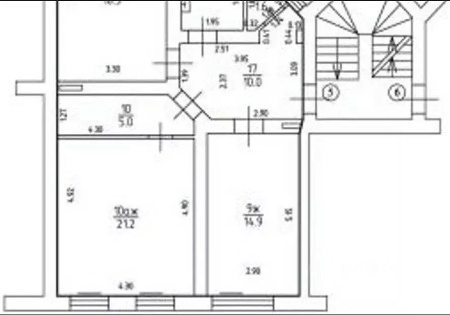 Комната Калининградская область, Калининград ул. Юрия Гагарина, 50 ... - Фото 2